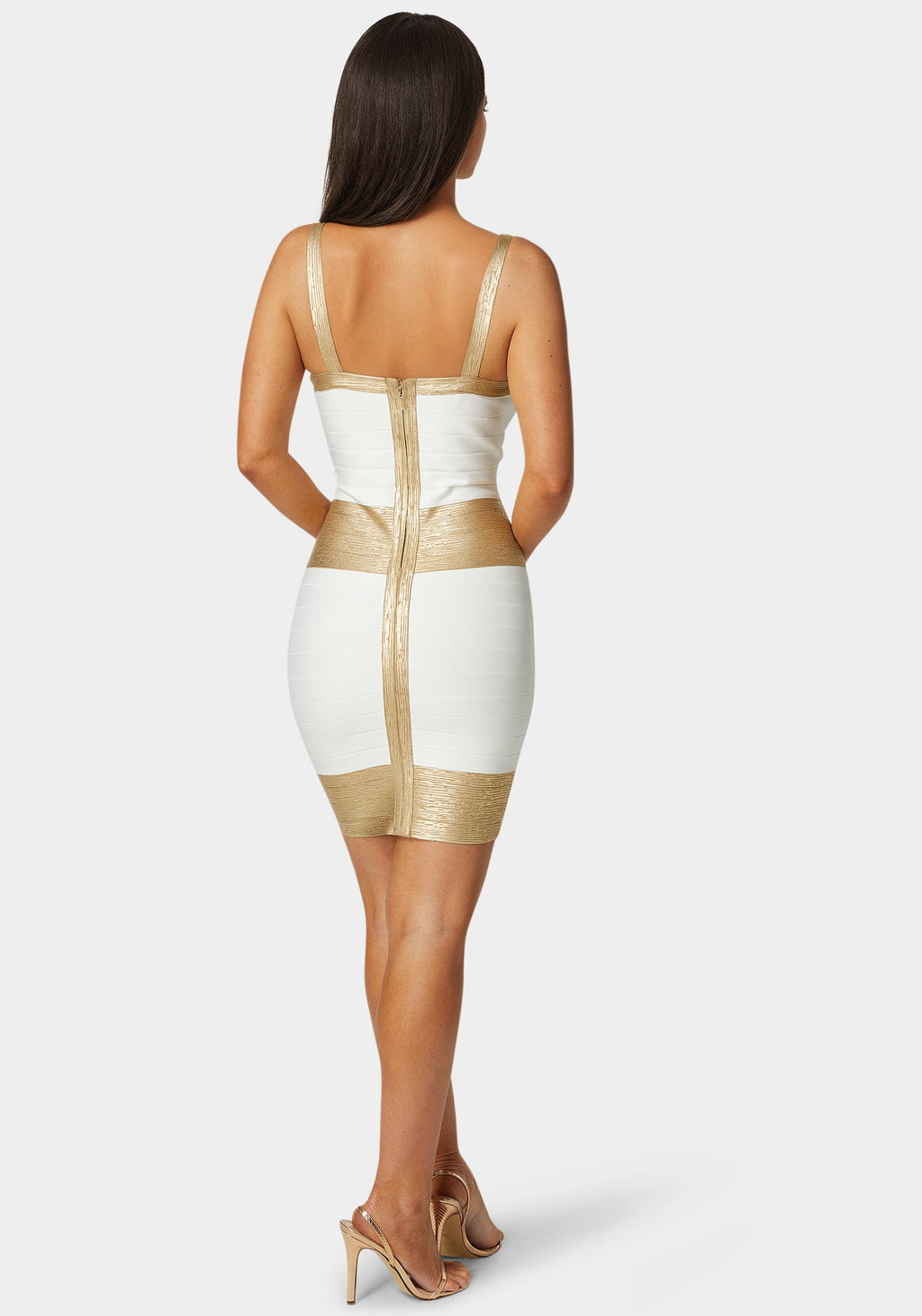 Bebe Women's Color Block Bandage Dress