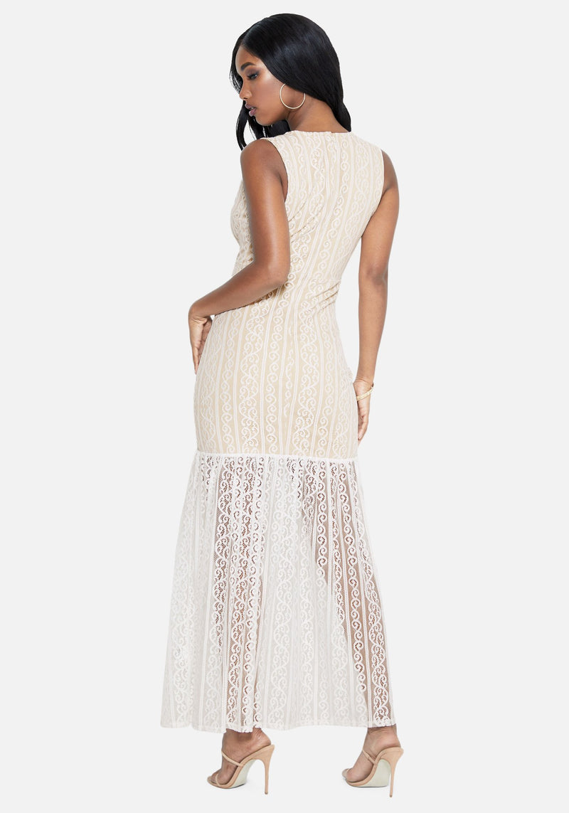 WHITE/NUDE