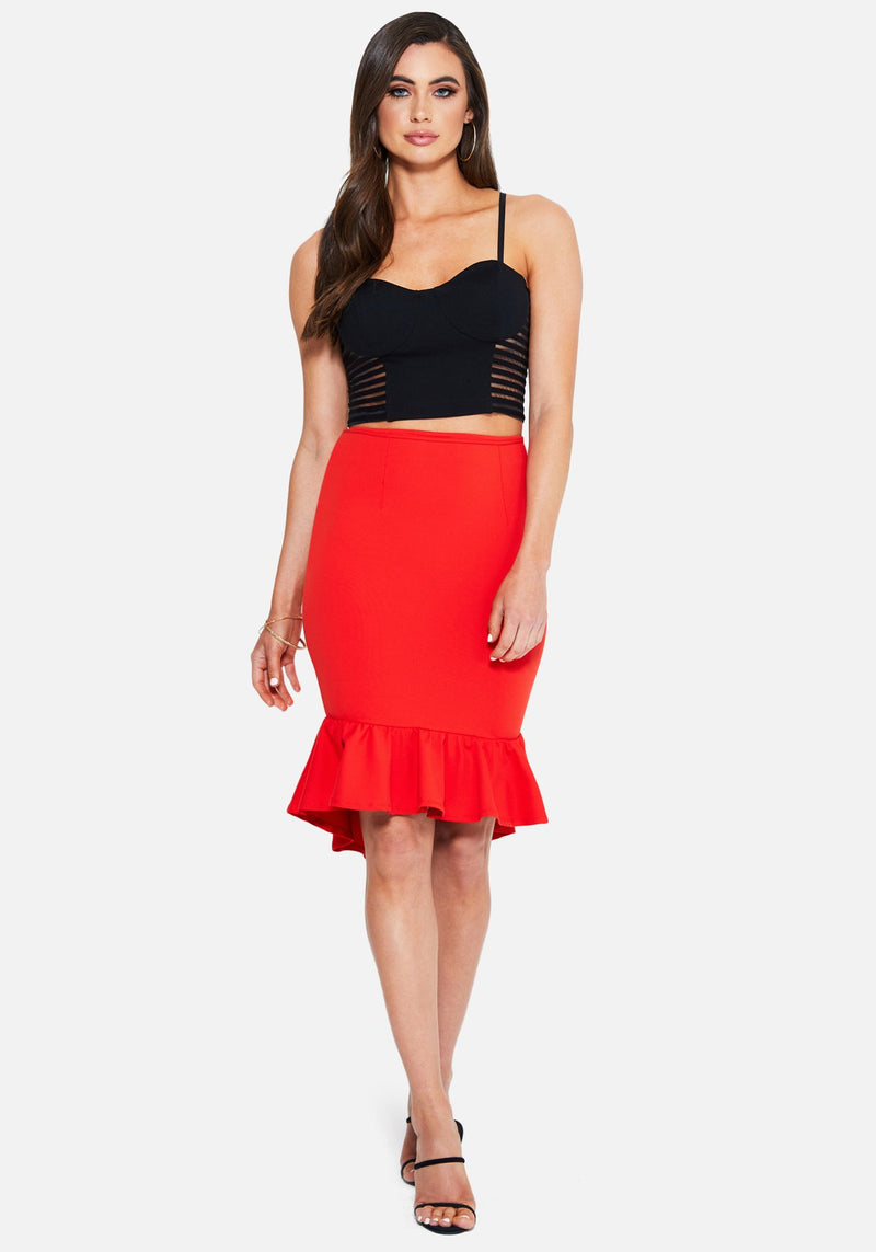 FIERY RED