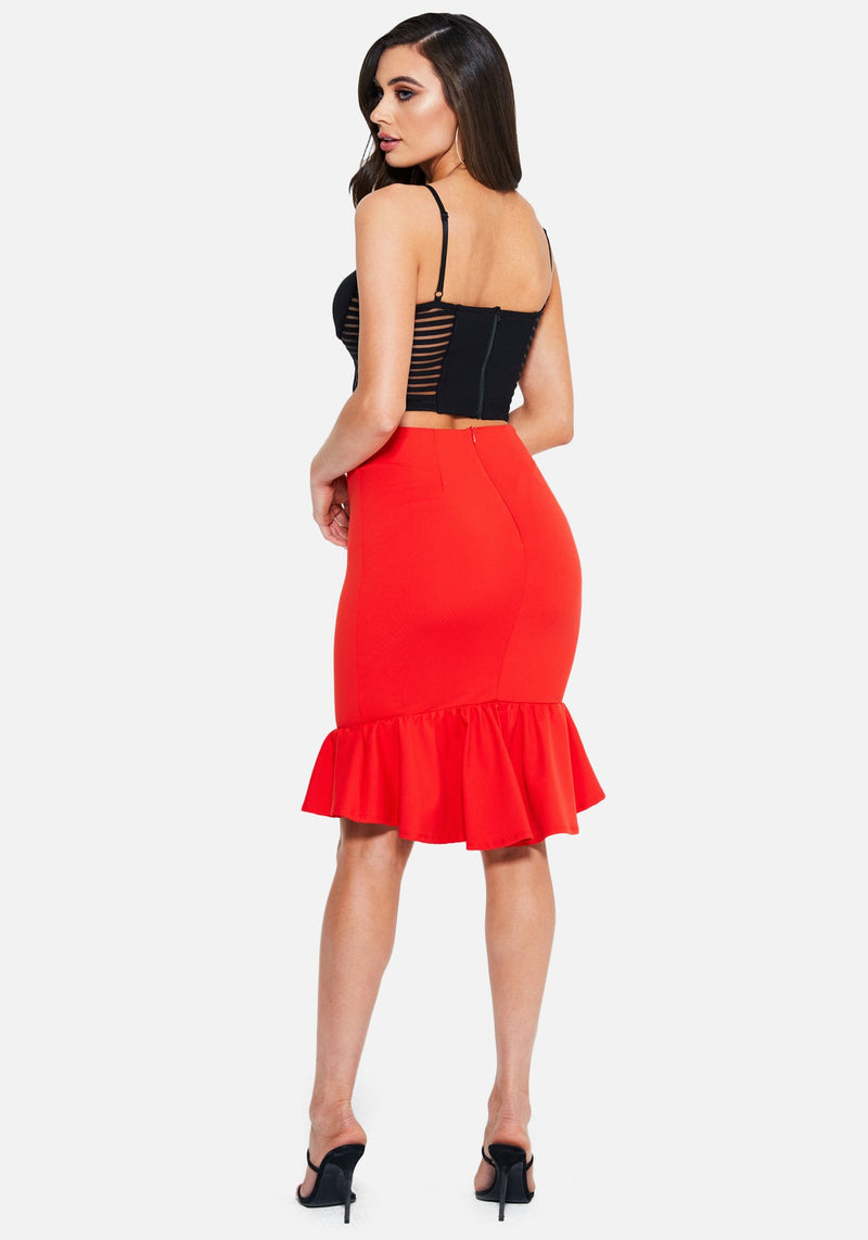 FIERY RED