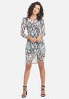 Snake Mesh Midi Dress