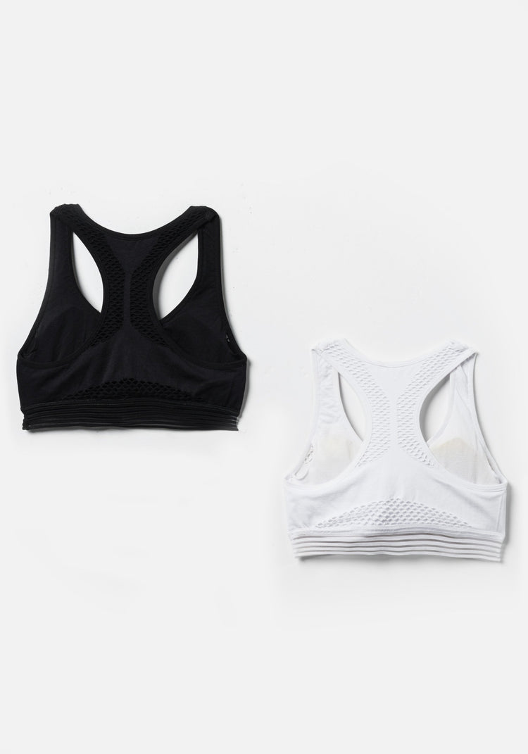 2 Pack Bebe Logo Sports Bra