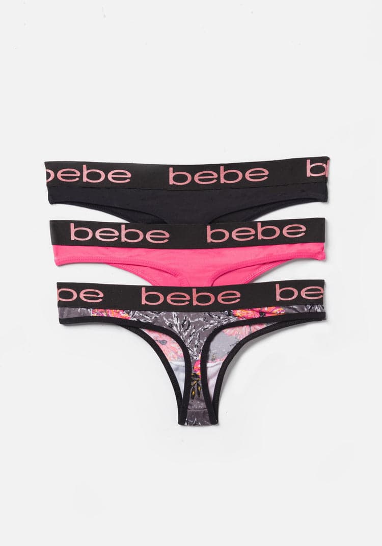 Bebe Logo 2 Piece Panty Set