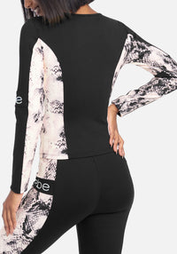 Snakeskin/Black