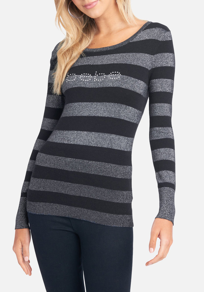 Black/Metallic Silver