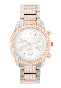 SILVER/ROSE GOLD