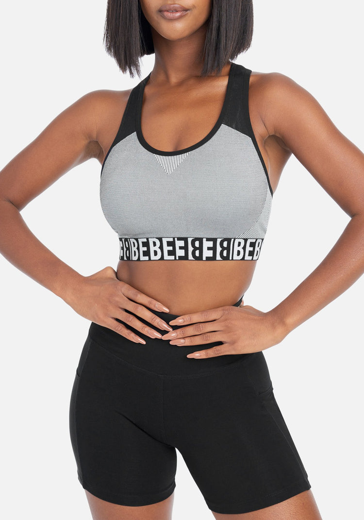 Bebe Sport Logo Seamless Bra