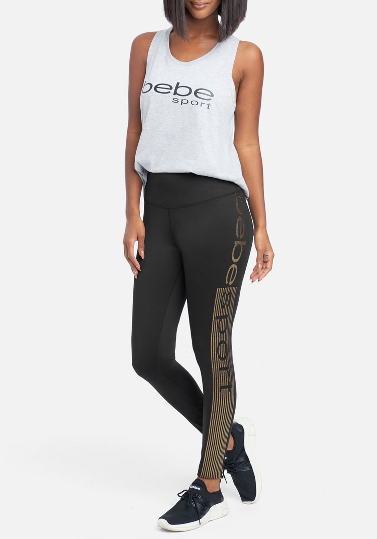 Bebe Sport Laser Cut Legging