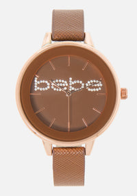 Rosegold/Brown