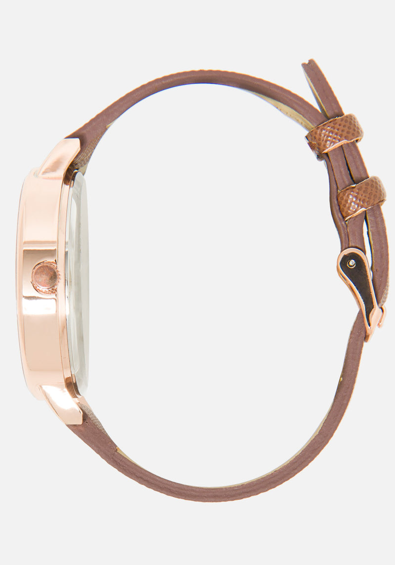 Rosegold/Brown
