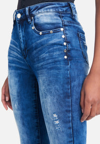 Medium Blue Acid Wash