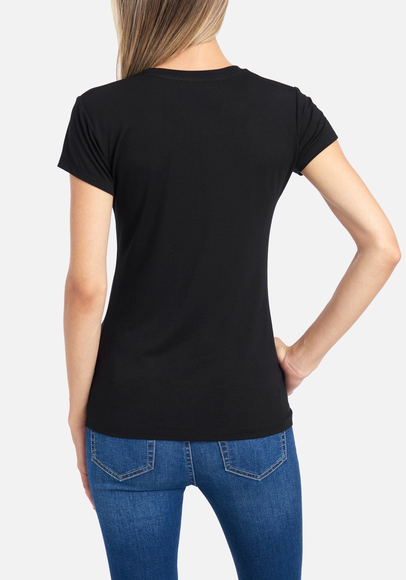 Bebe Logo Tonal Rhinestone Tee | bebe