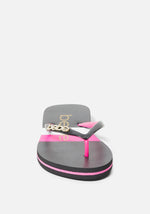 BLACK/FUSCHIA