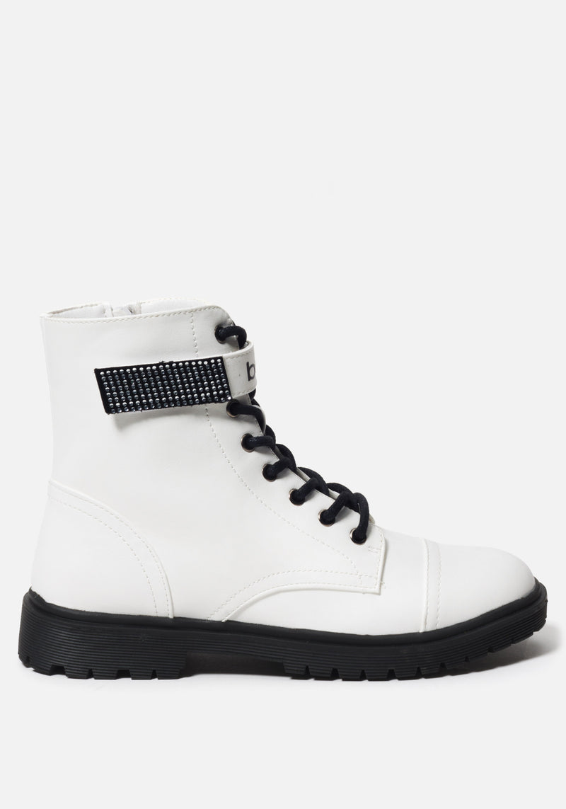 WHITE FAUX