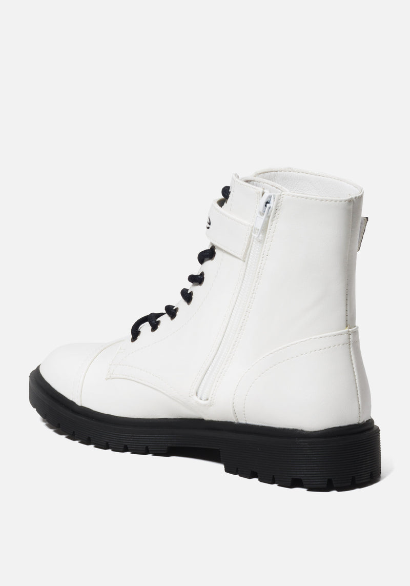 WHITE FAUX