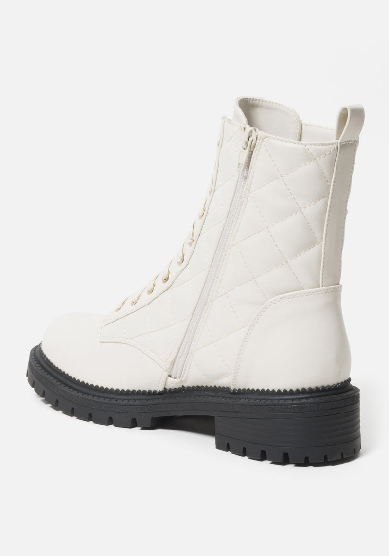 WHITE FAUX