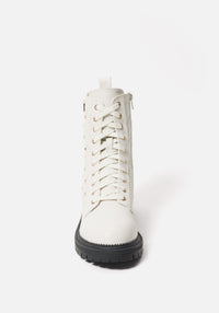 WHITE FAUX