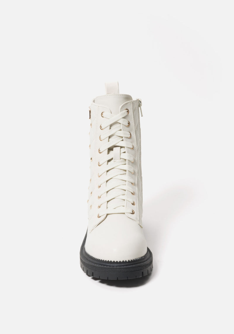 WHITE FAUX