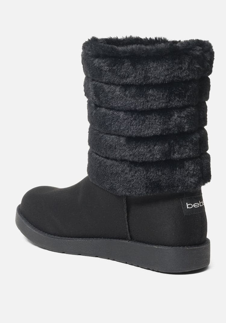 Laurely Faux Shearling Booties | bebe