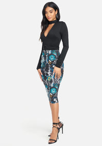 Boa Blooms/Black