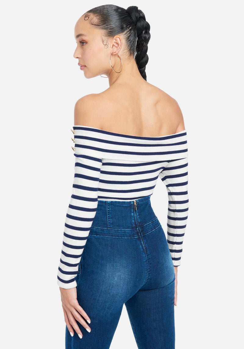 Navy/Snow White