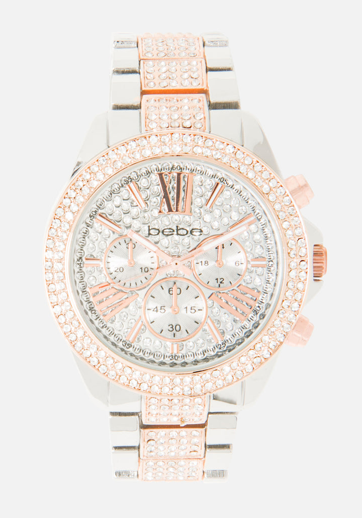 Two Tone Rosegold & Silver