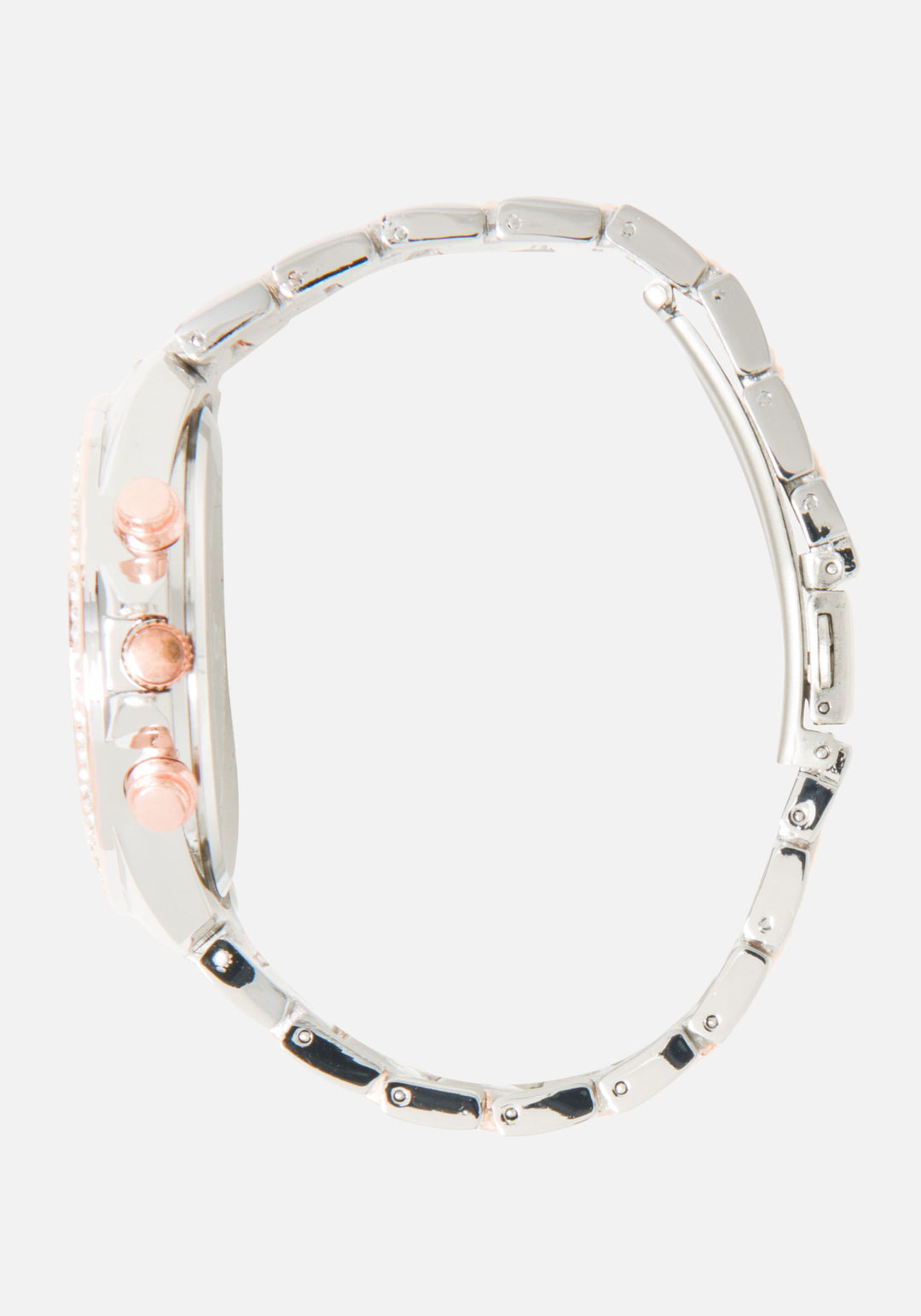 Two Tone Rosegold & Silver