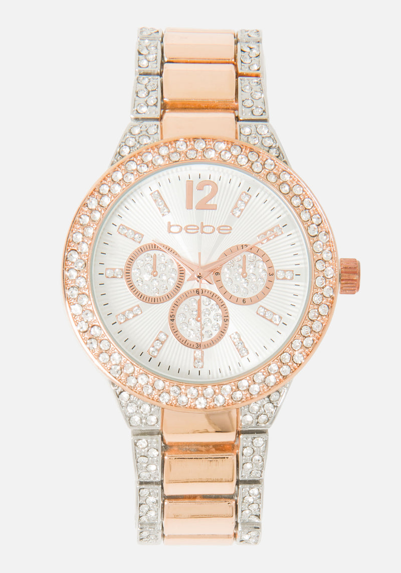 Two Tone Rosegold & Silver