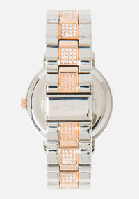 Two Tone Rosegold & Silver