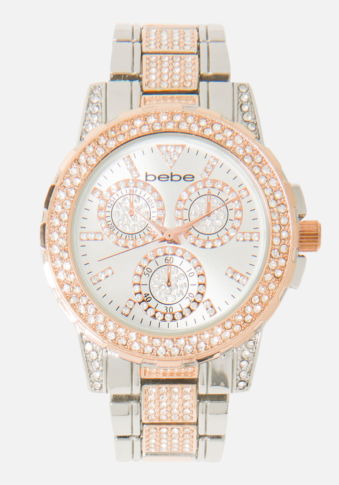 Two Tone Rosegold & Silver