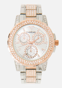 Two Tone Rosegold & Silver