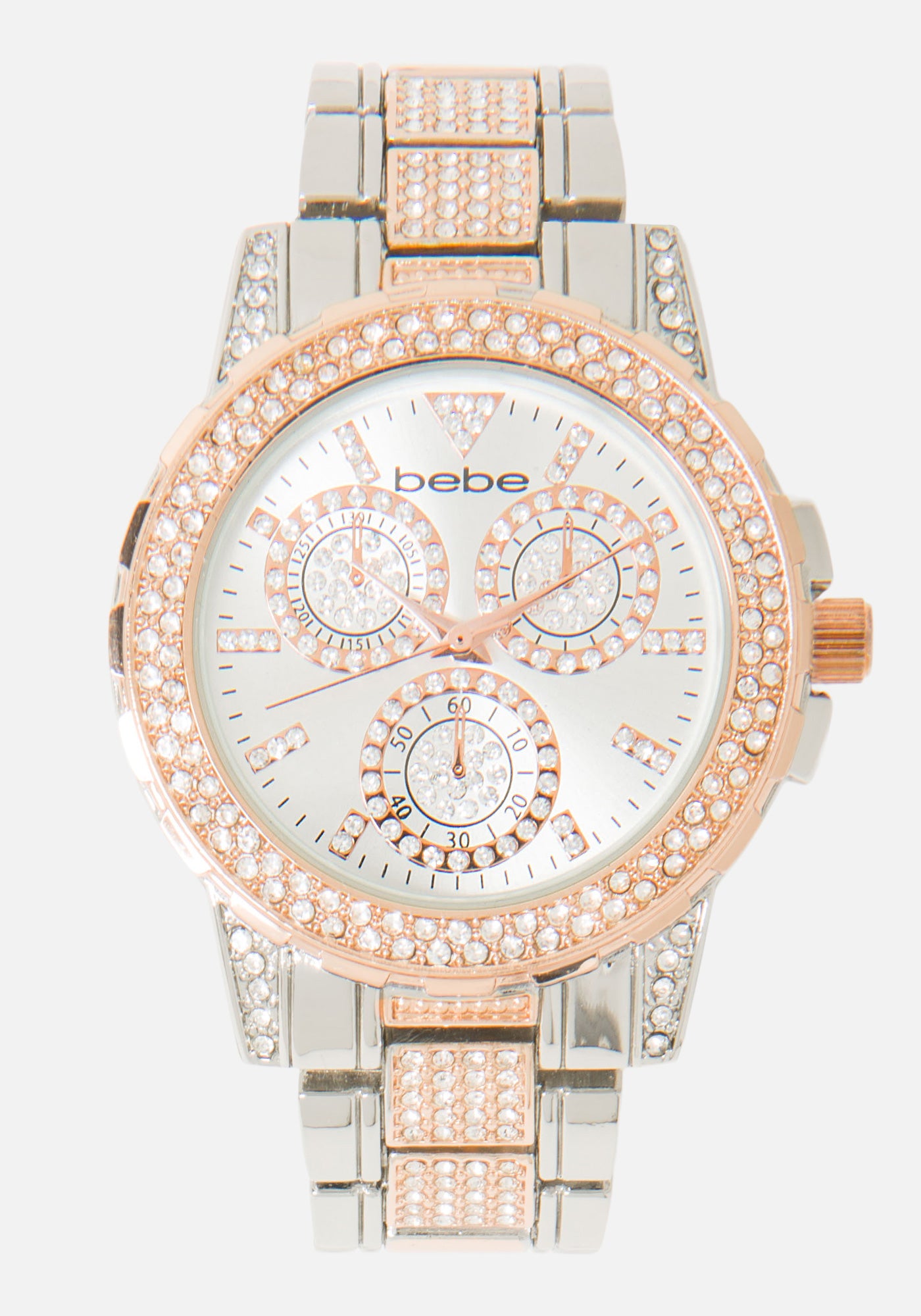 Two Tone Rosegold & Silver