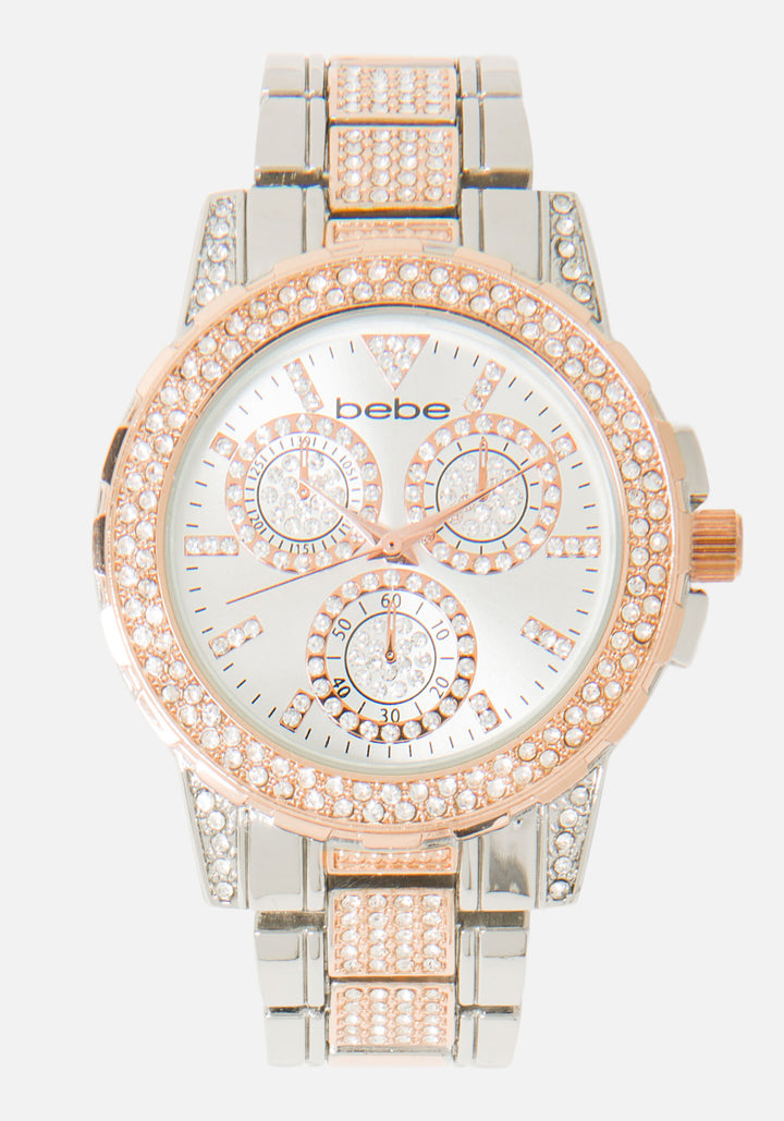 Two Tone Rosegold & Silver