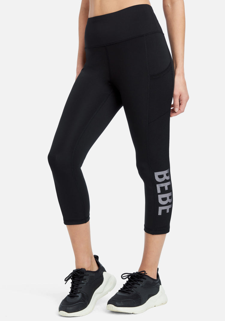 Bebe Sport Net Mesh Capri Legging