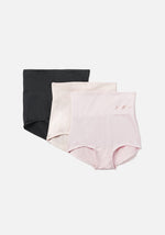 3 Pack Tag Free Shiny Microfiber Shaping Panty