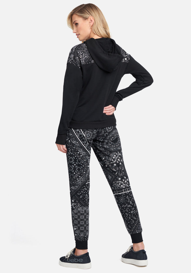 Black bandana joggers online