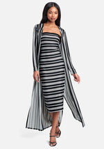 Black/Crème Stripe