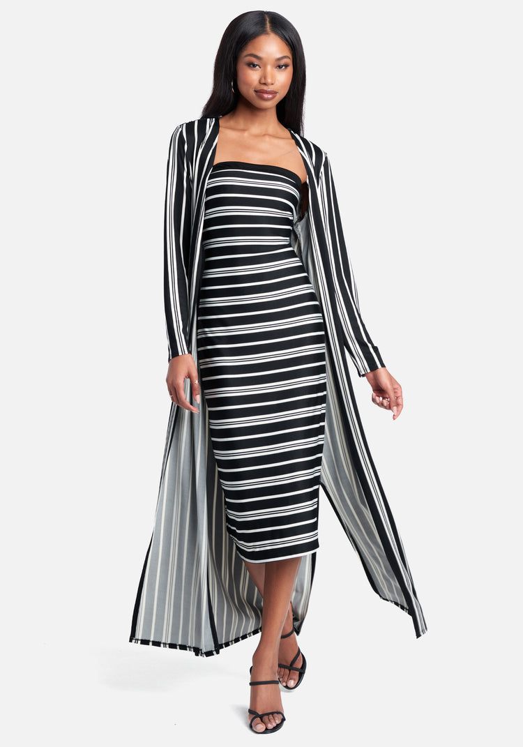 Black/Crème Stripe