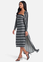 Black/Crème Stripe
