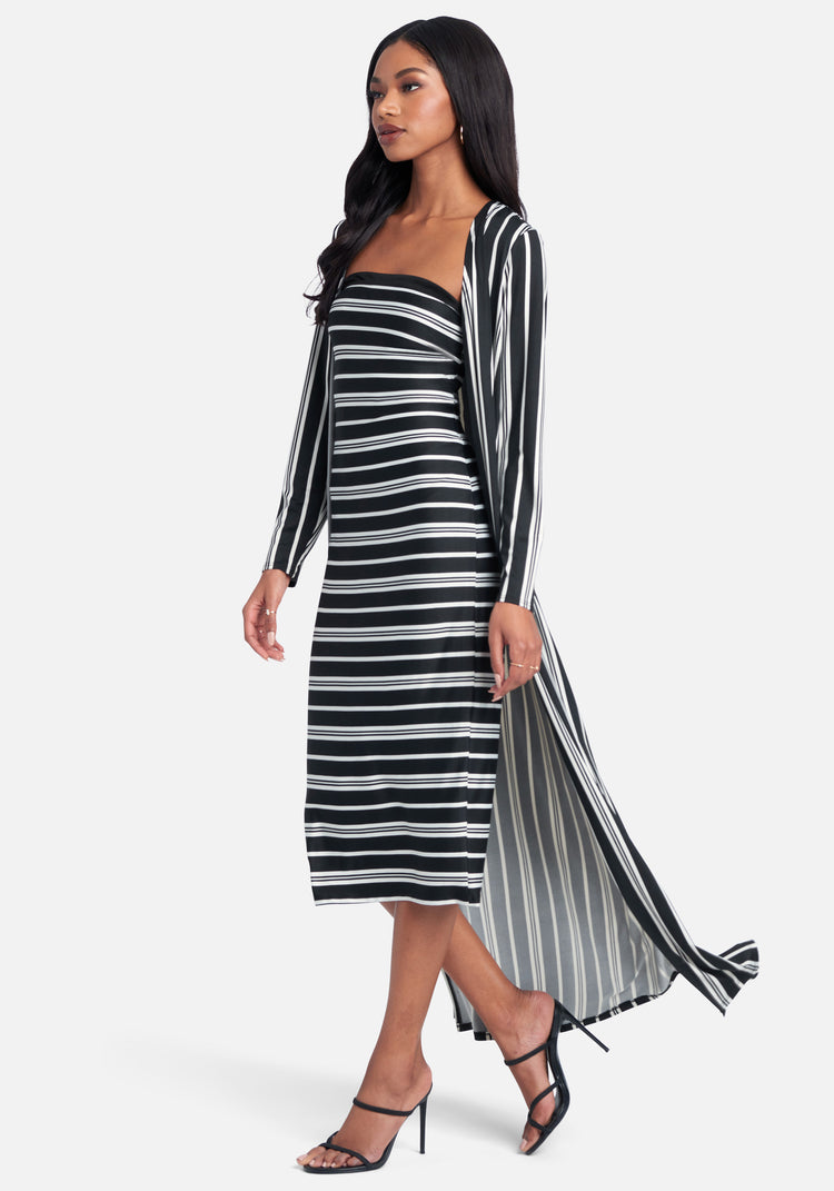 Black/Crème Stripe