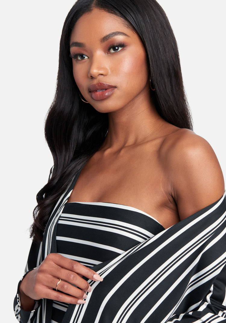 Black/Crème Stripe