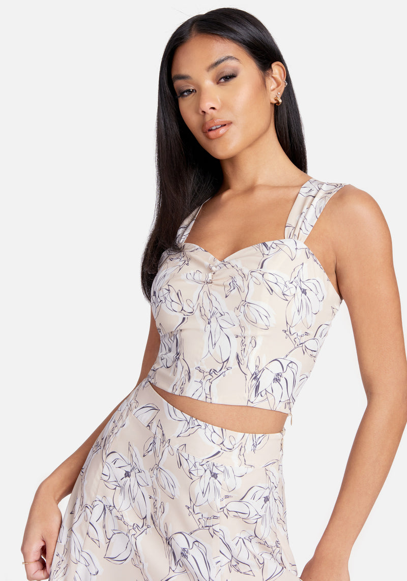 Stencil Floral Print