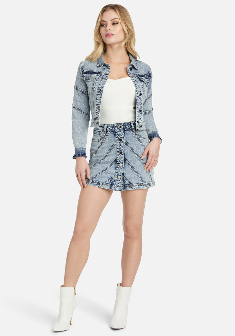 Bebe denim skirt 2025