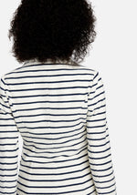 WHITE ALYSSUM/NAVY