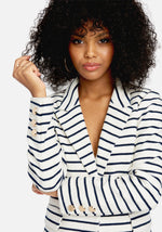 WHITE ALYSSUM/NAVY