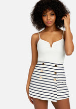 WHITE ALYSSUM/NAVY