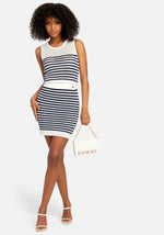 WHITE ALYSSUM/NAVY
