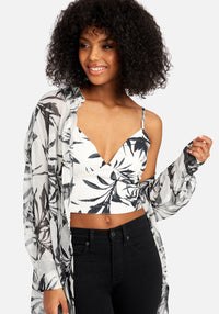 STENCIL FLORAL PRINT