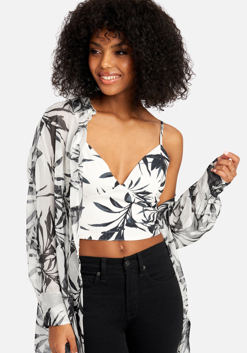 STENCIL FLORAL PRINT
