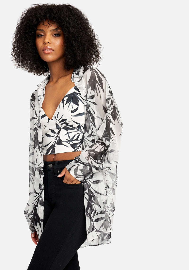 STENCIL FLORAL PRINT